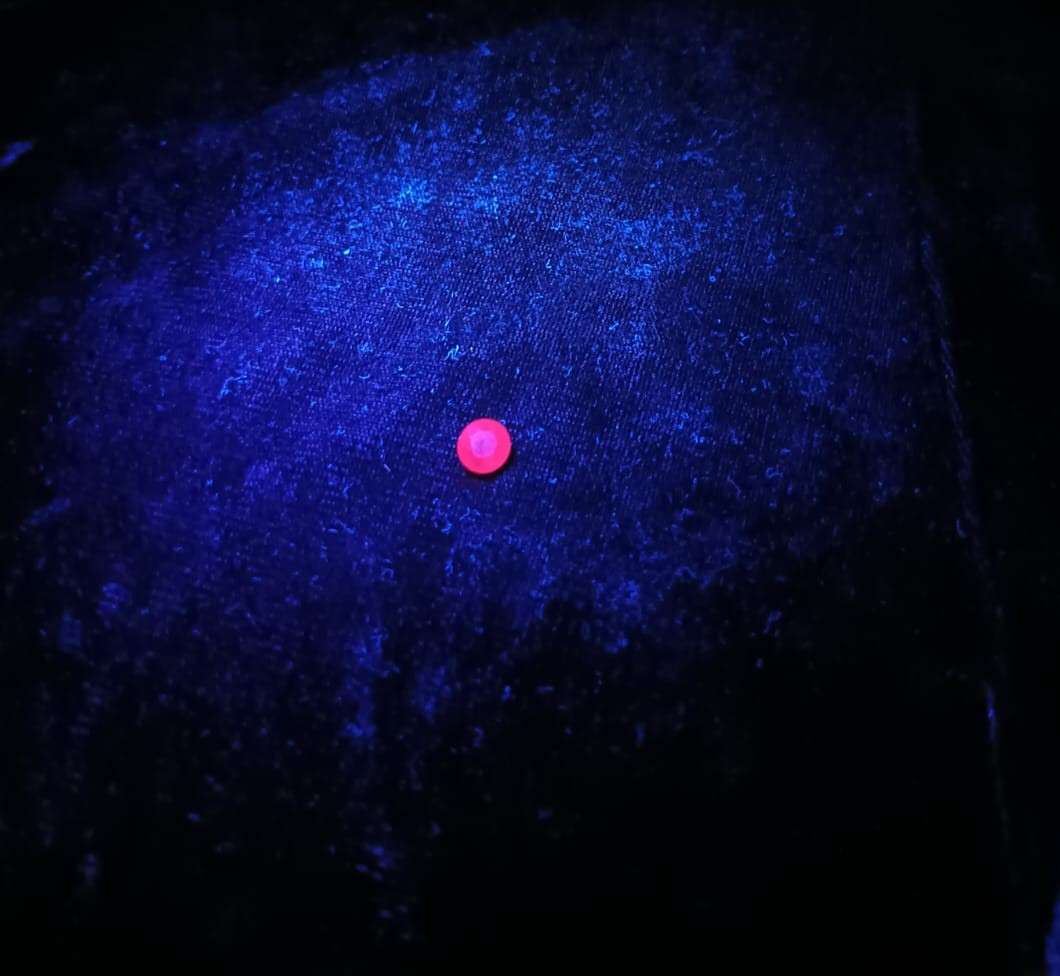 BLOOD RED 1.15CT RUBY GEMSTONE  STRONG UV FLUORESCENCE!  HIGH THERMAL CONDUCTIVITY TESTED POSITIVE