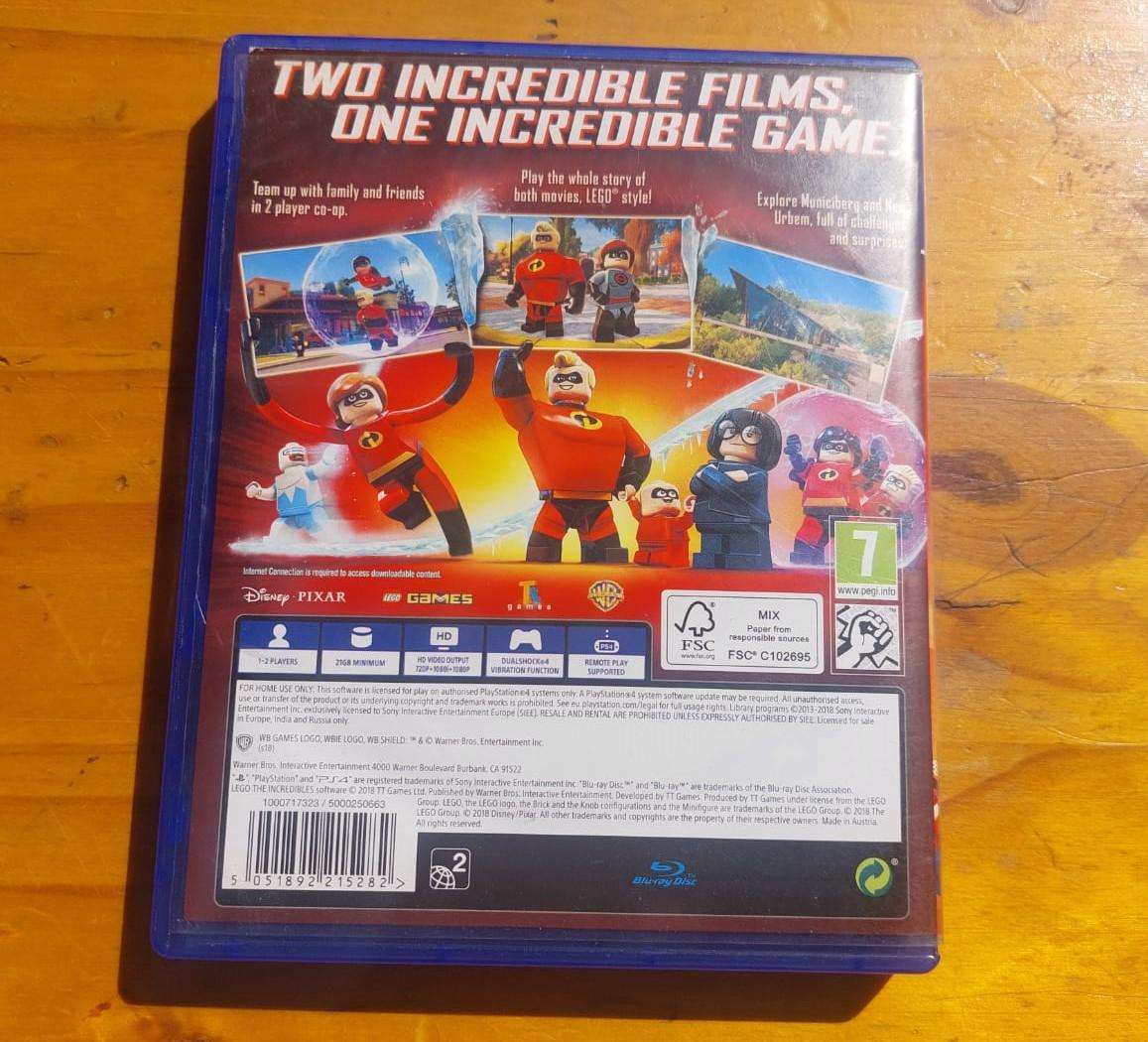 The Incredibles 2018 Sony Playstation 4 Game  93% Google Ratings