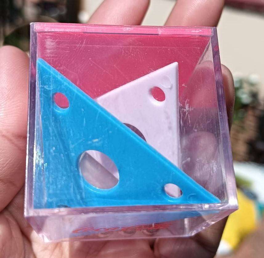 Three Coca-Cola Brain Teazer Games 4cm Cubes