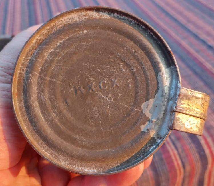 Antique Steel Cup, Scoop and Shaker - Rarely Seen Items Nowadays