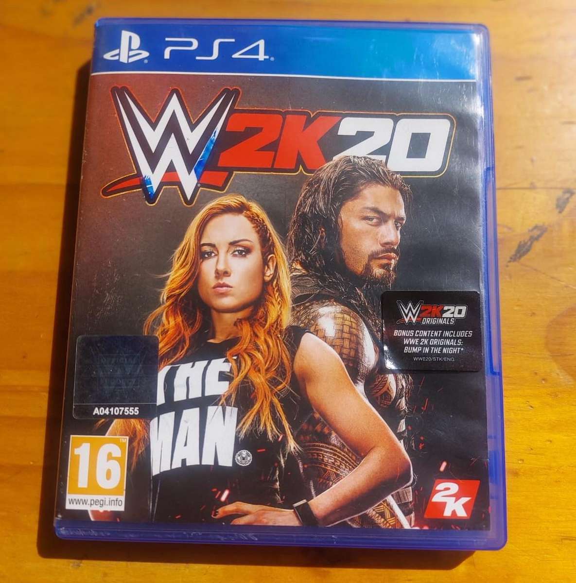 W2K20 Wresling Sony Playstation 4 Video Game