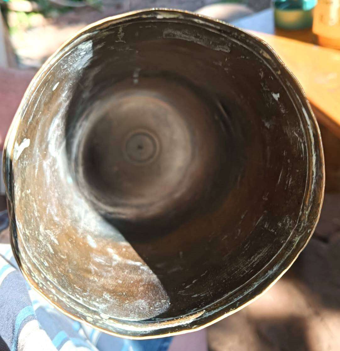 Uncommon British 1905 (Just after Anglo Boer War) QF 18-Pounder Mark 1 Gun Brass Shell Casing