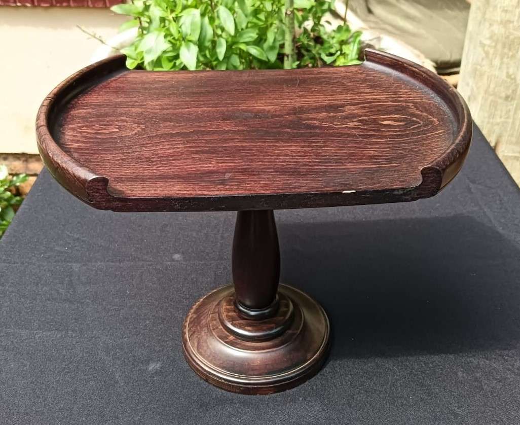 Wooden Cake or Cookbook or Planter Stand 22cm High 30cm Wide