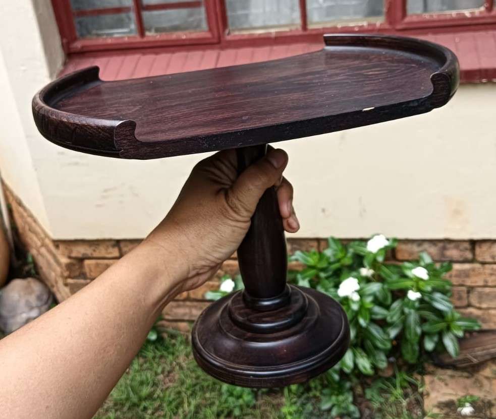 Wooden Cake or Cookbook or Planter Stand 22cm High 30cm Wide