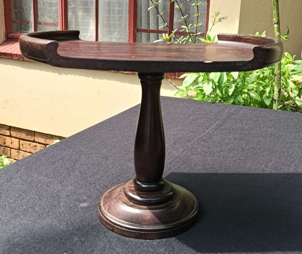 Wooden Cake or Cookbook or Planter Stand 22cm High 30cm Wide