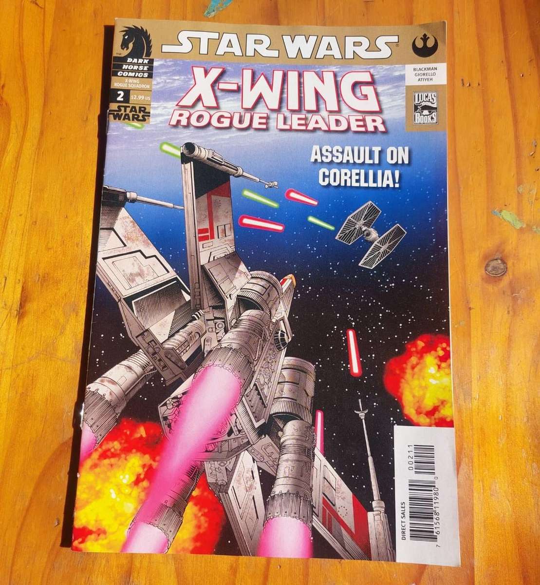 Star Wars Dark Horse 2005 X-Wing Rogue Leader Comic Series Complete No 1 to 3 In Excellent Condition