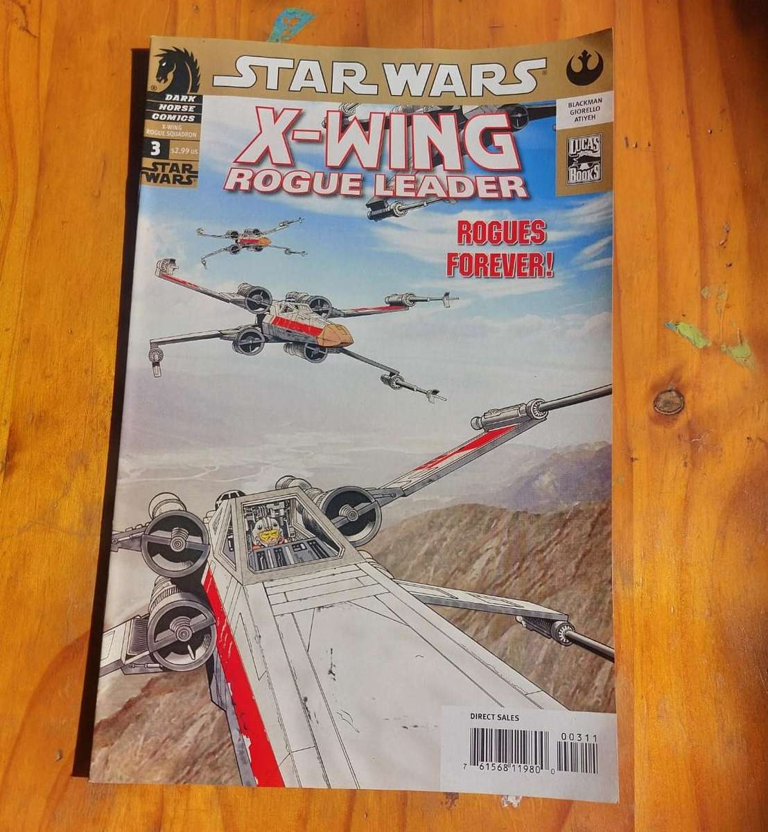 Star Wars Dark Horse 2005 X-Wing Rogue Leader Comic Series Complete No 1 to 3 In Excellent Condition