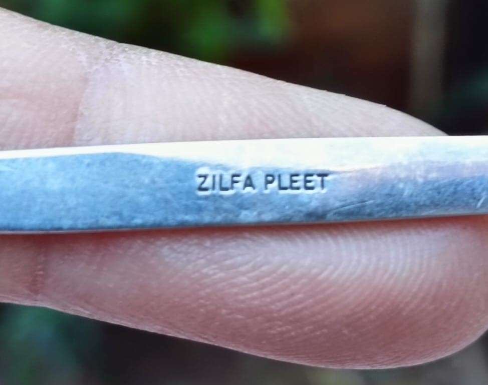 Enamelled Dutch Voorschoten Silverplated Spoons Vintage Mid Twentieth Century