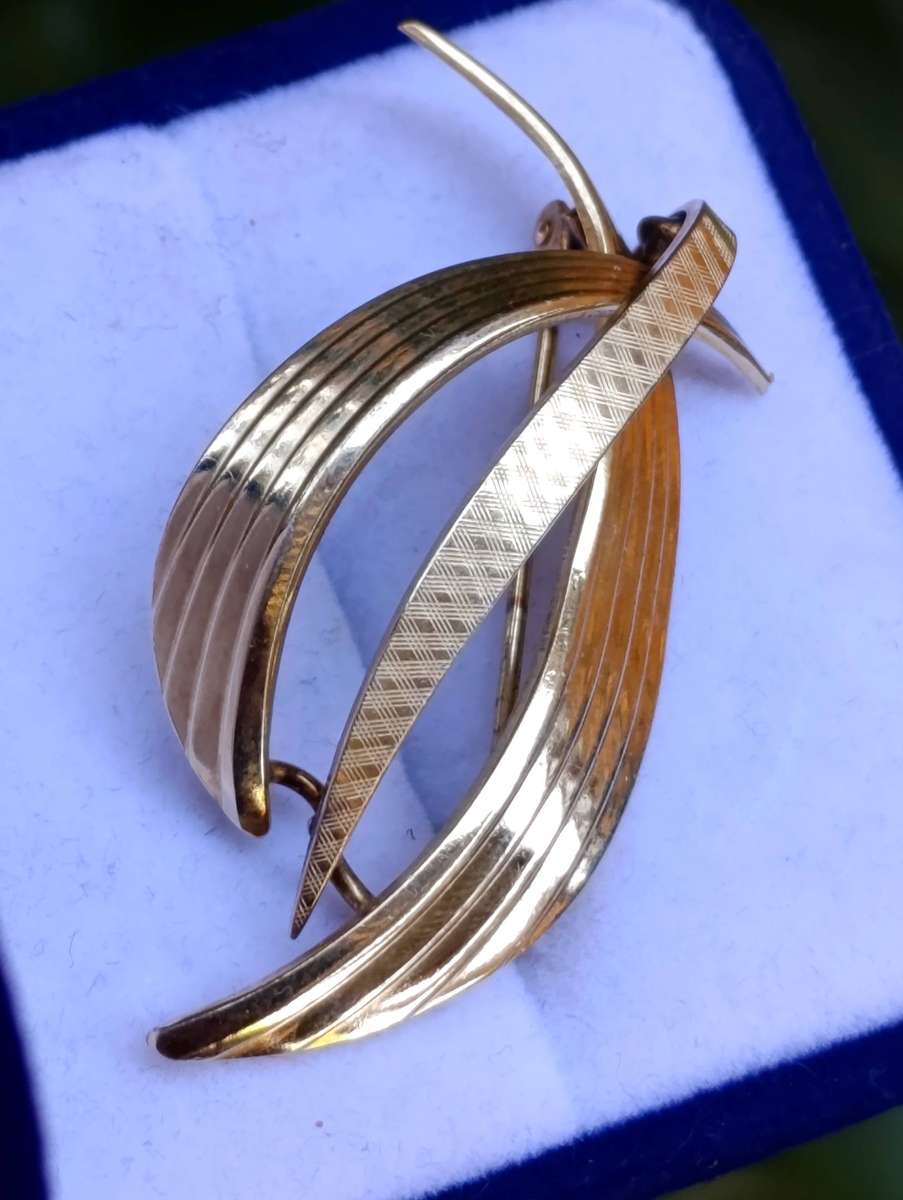 14ct K & L Vintage Rolled Gold Brooch