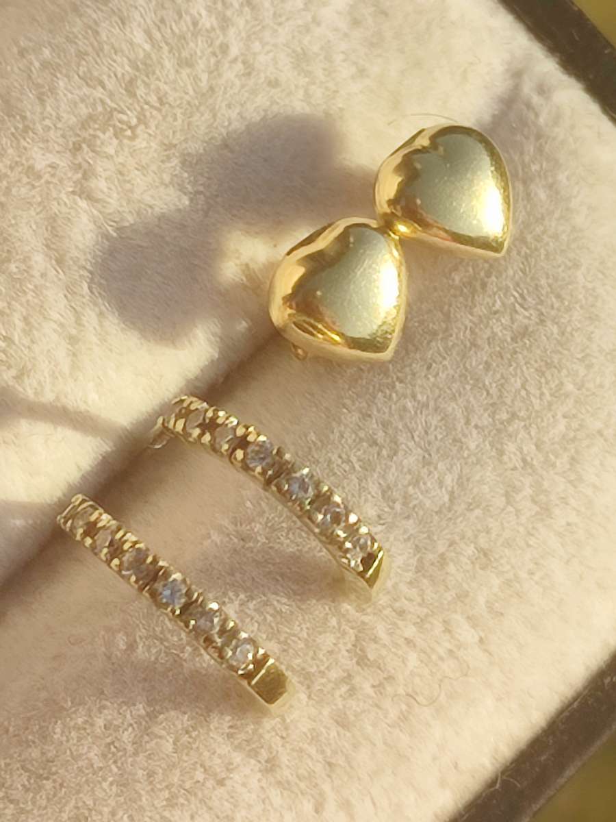 9ct Gold Multiple Piercing Lot Earrings