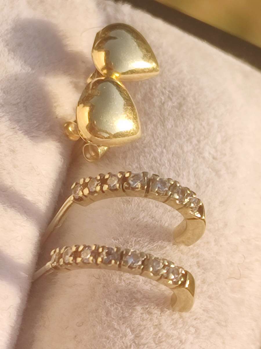 9ct Gold Multiple Piercing Lot Earrings