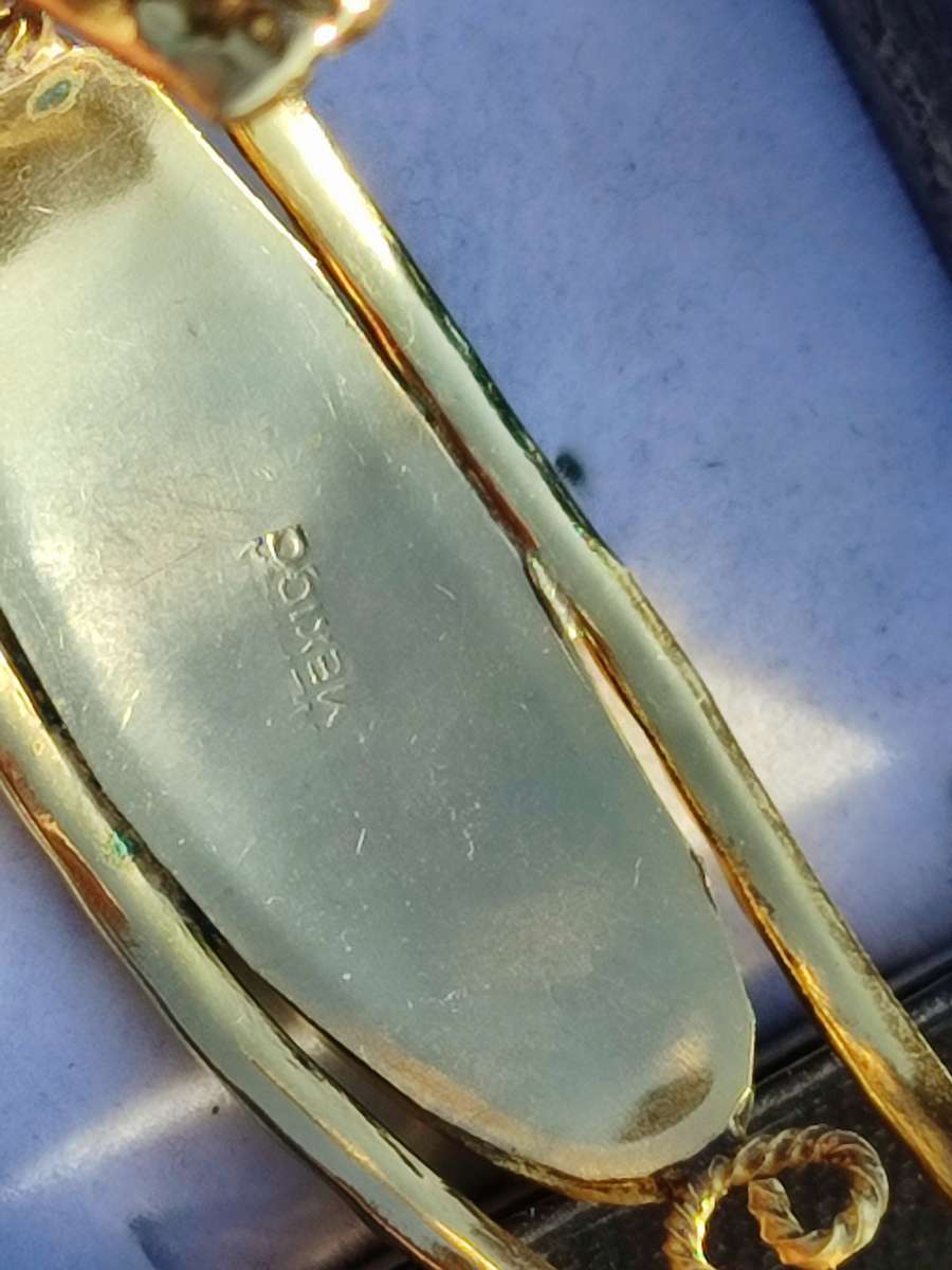 Vintage Mexican Mother of Pearl Bracelet