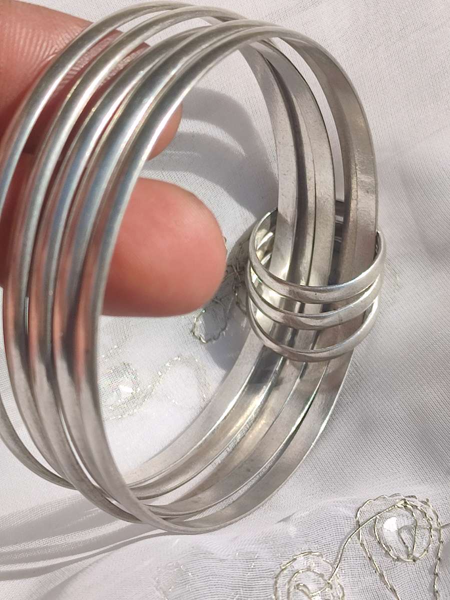 Sterling Silver 5 in one Bangle