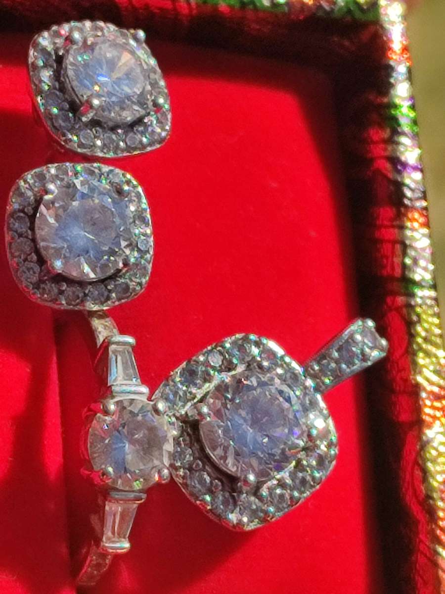 Sterling Designer Full Jewel Set