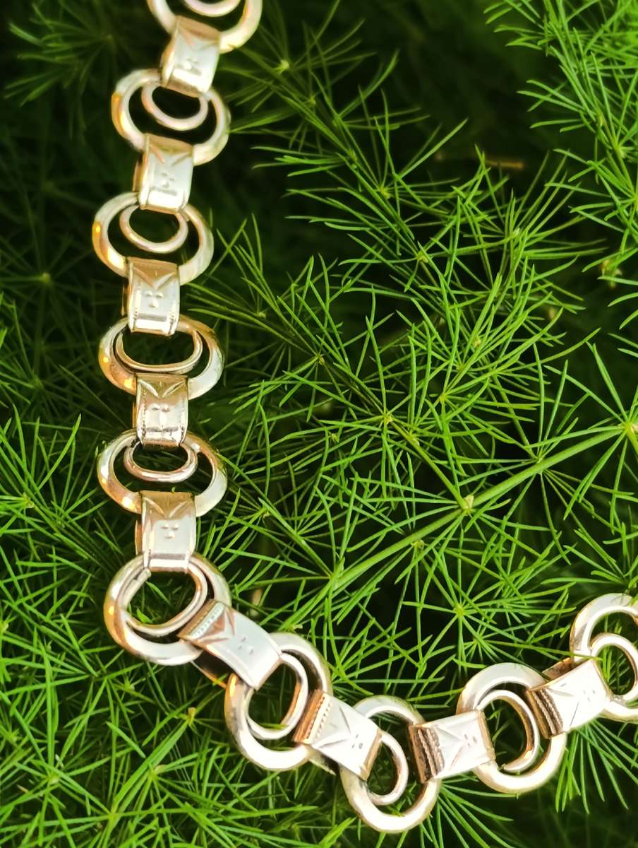 Estate Find 9ct Gold Book chain Necklace