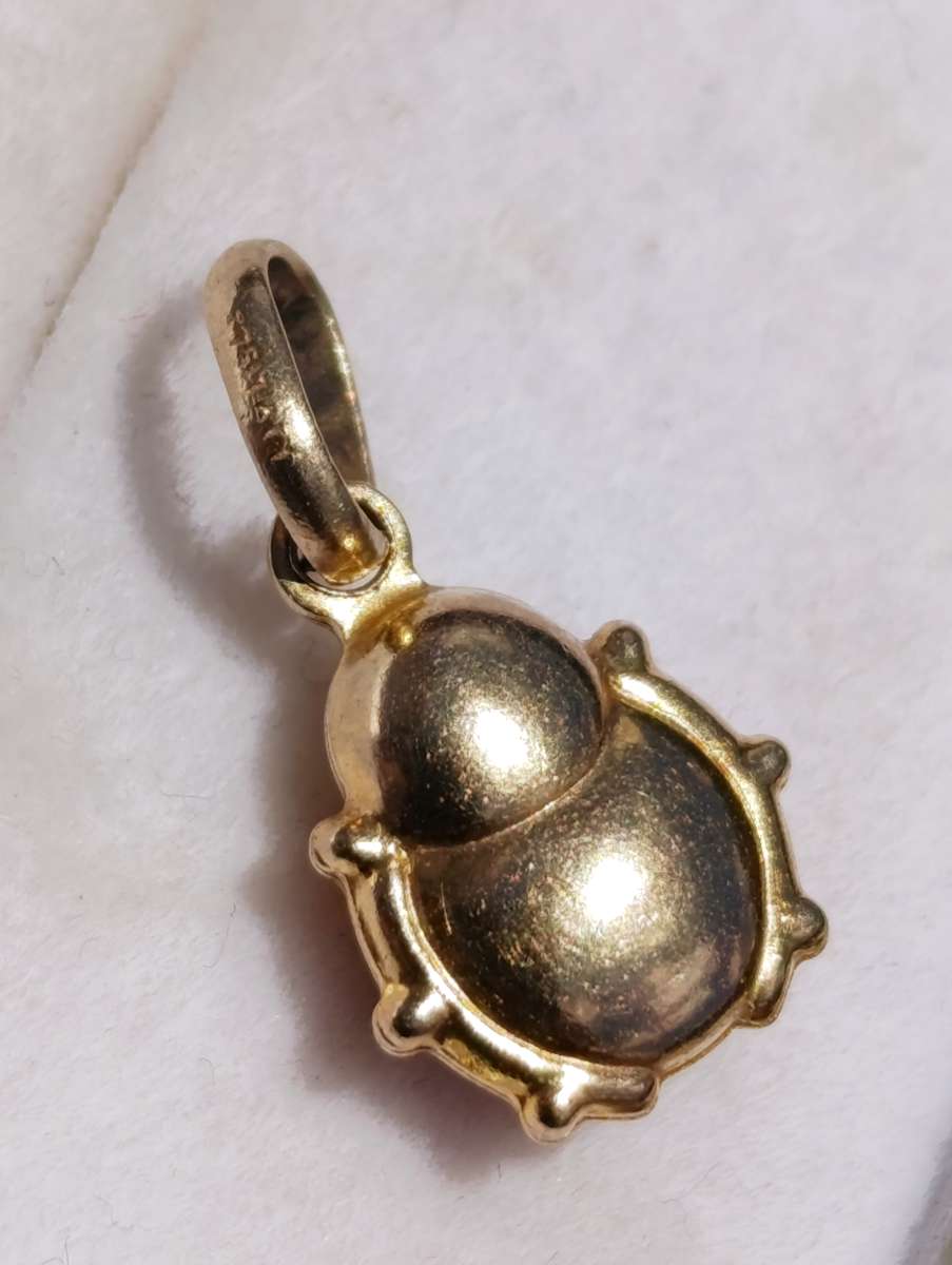 Rare 9ct Gold Ladybug Pendant/ Charm