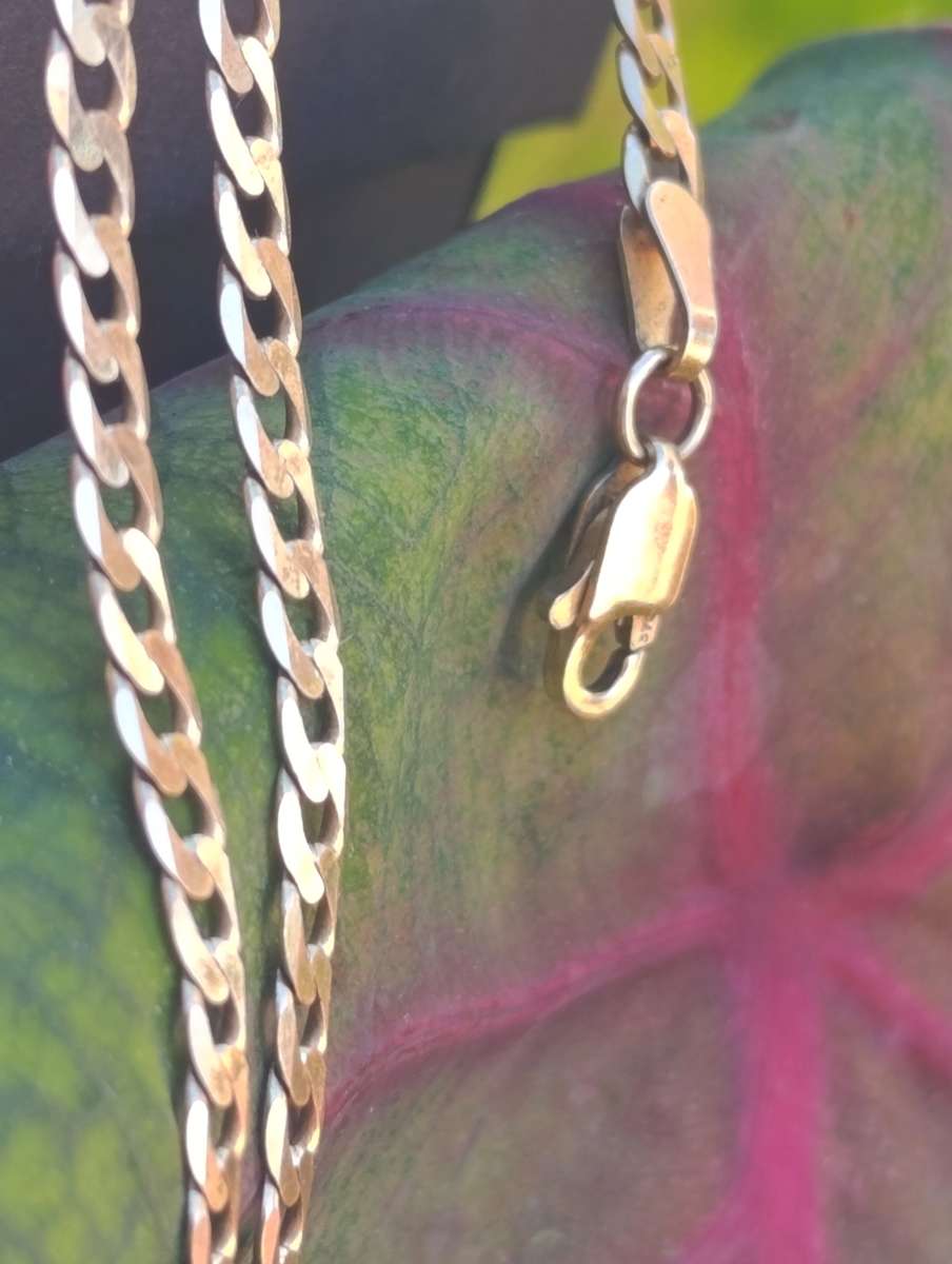 9ct Gold 3MM Flat Link Chain