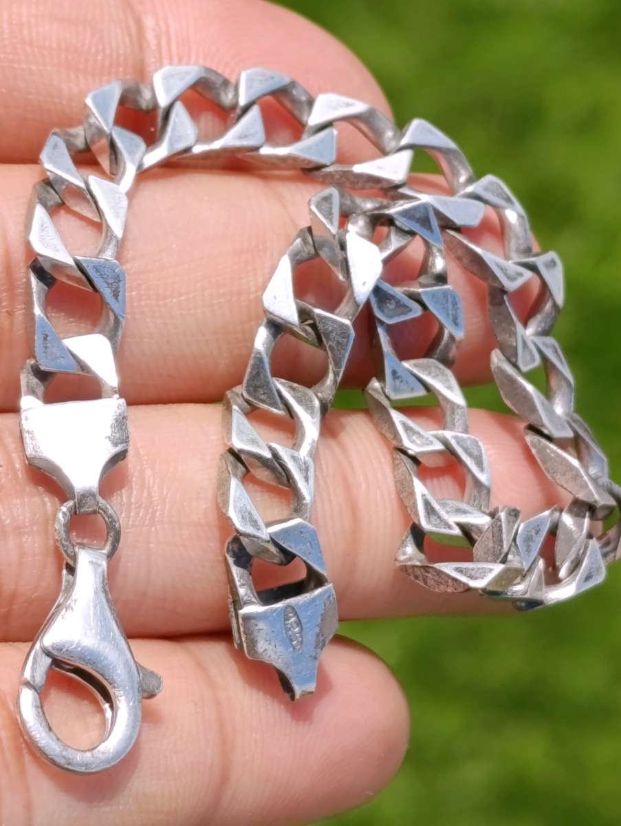 Sterling Silver 7MM Vintage Bracelet