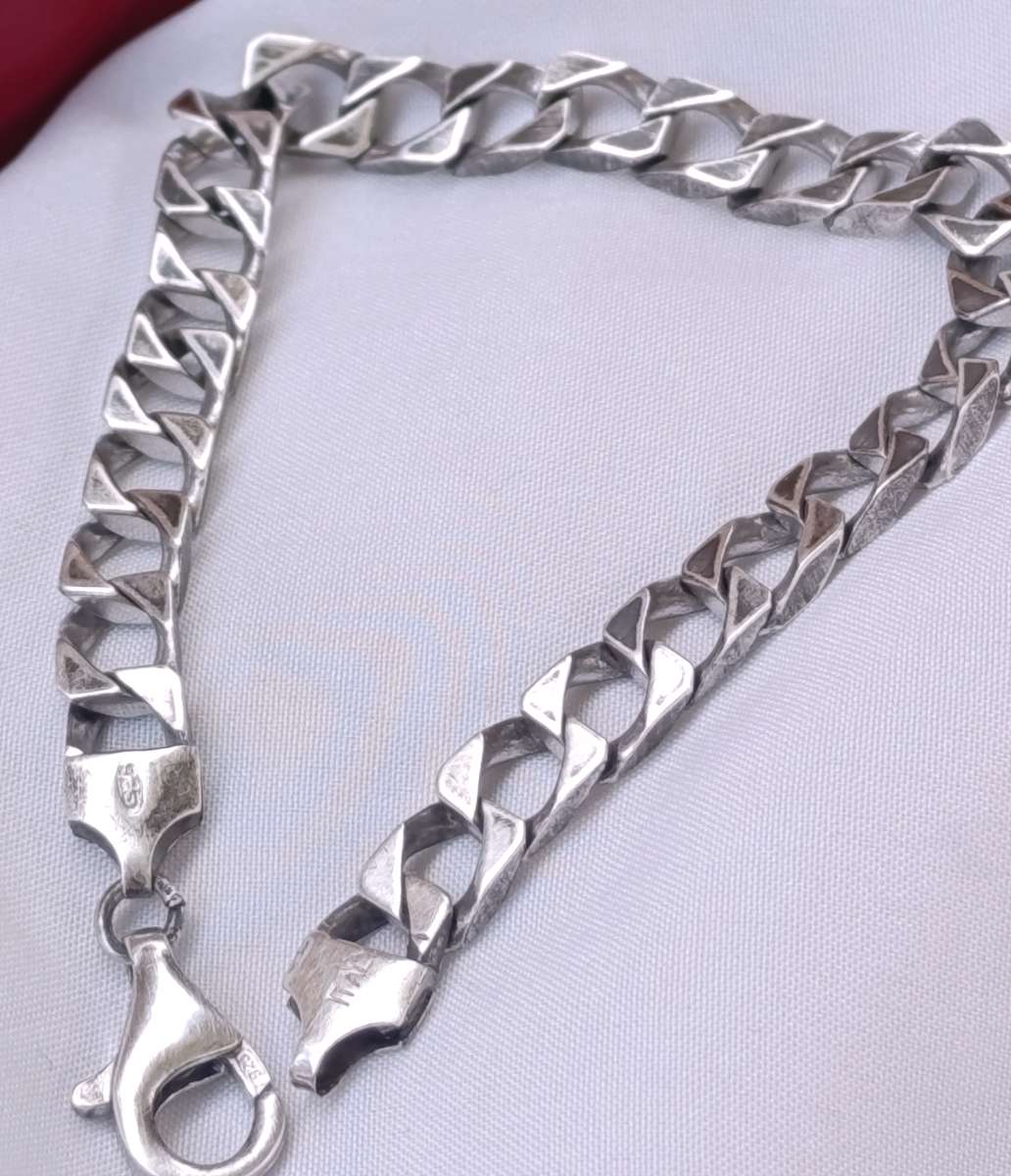 Sterling Silver 7MM Vintage Bracelet