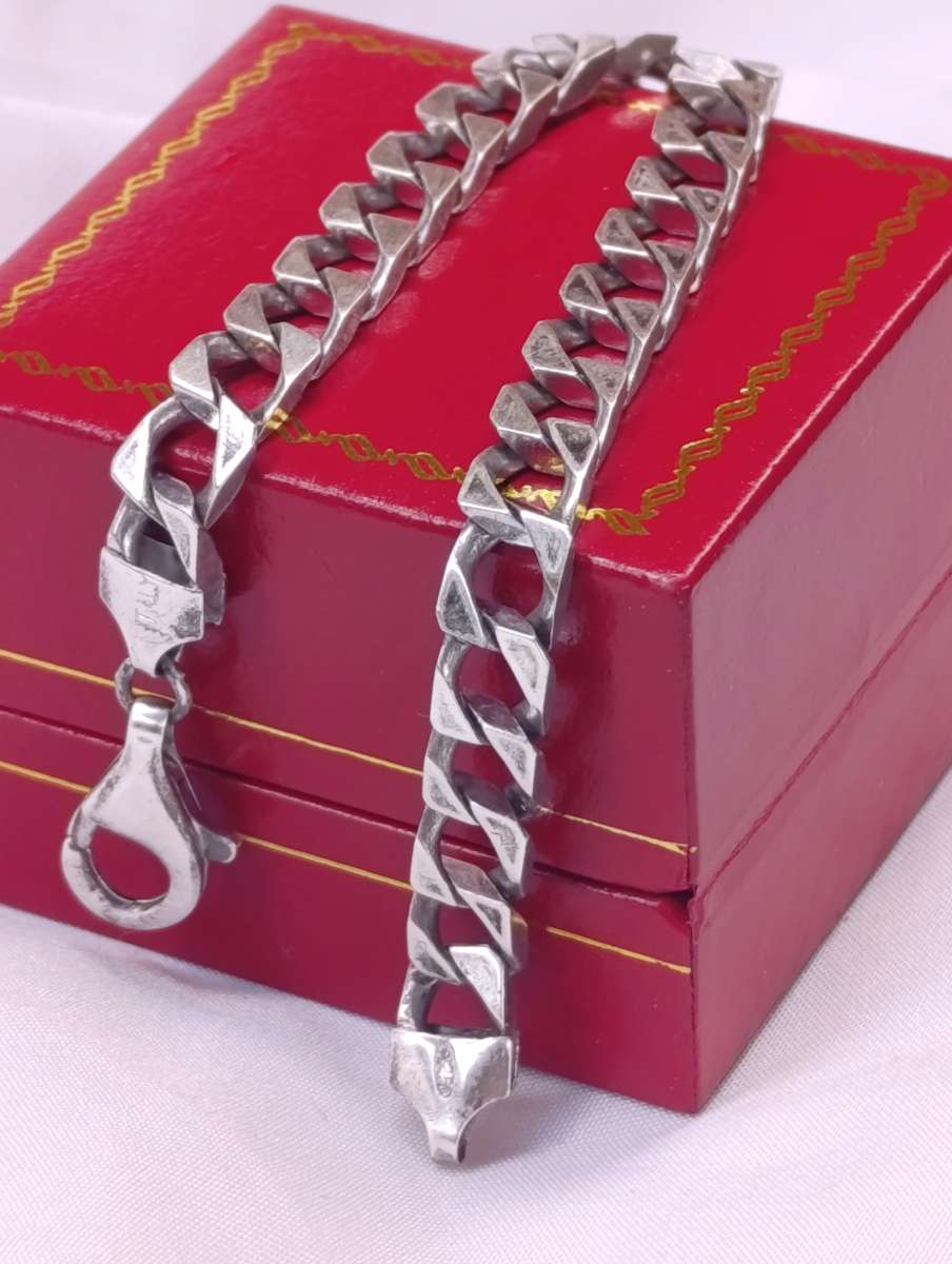 Sterling Silver 7MM Vintage Bracelet