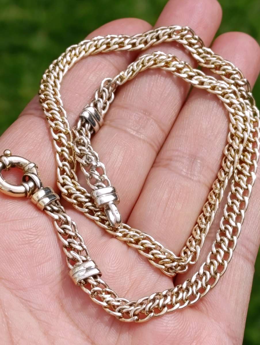 9ct Gold Vintage 6MM Signoretti Clasp Necklace