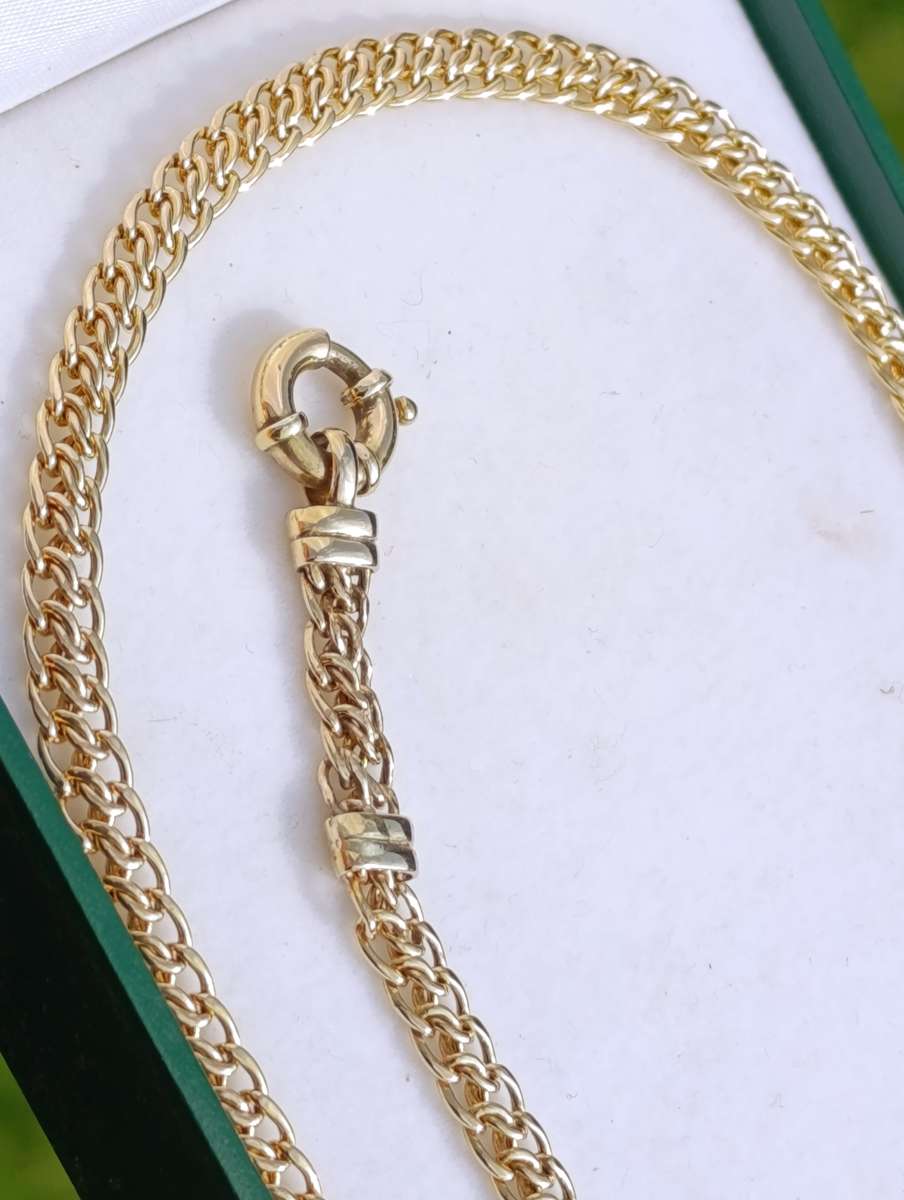 9ct Gold Vintage 6MM Signoretti Clasp Necklace