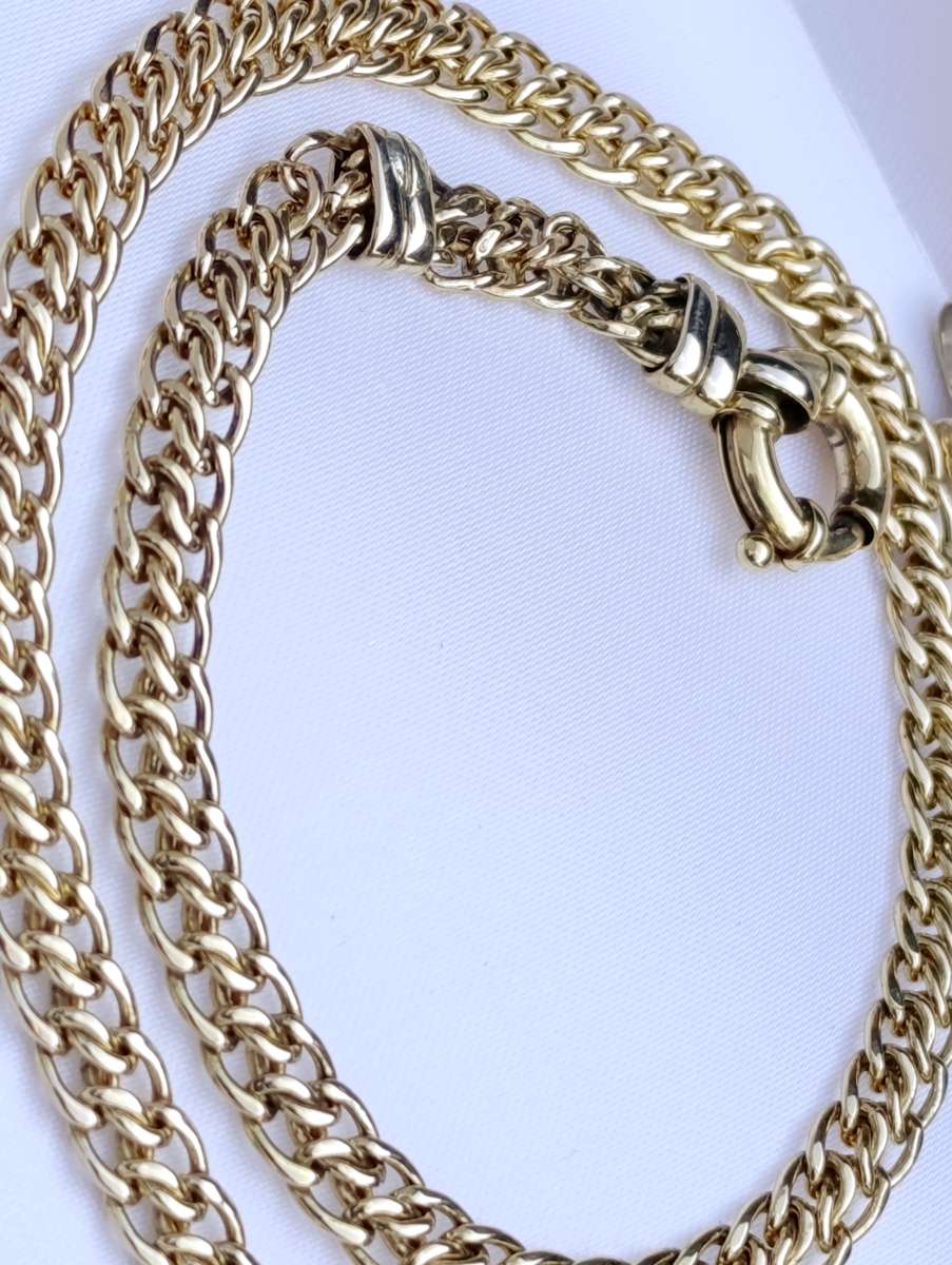 9ct Gold Vintage 6MM Signoretti Clasp Necklace