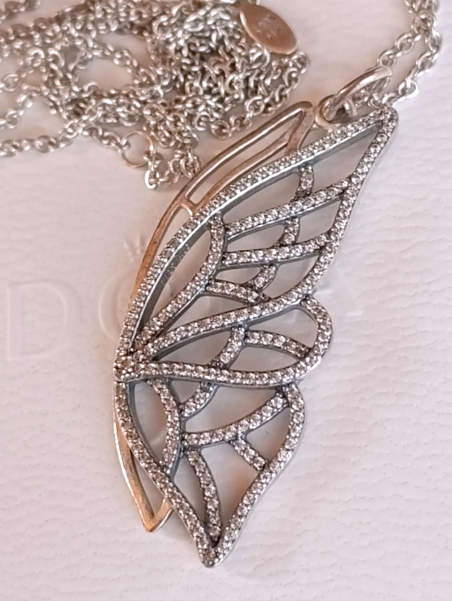 Pandora Large Butterfly Wing Necklace