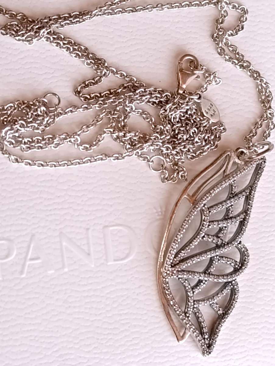 Pandora Large Butterfly Wing Necklace