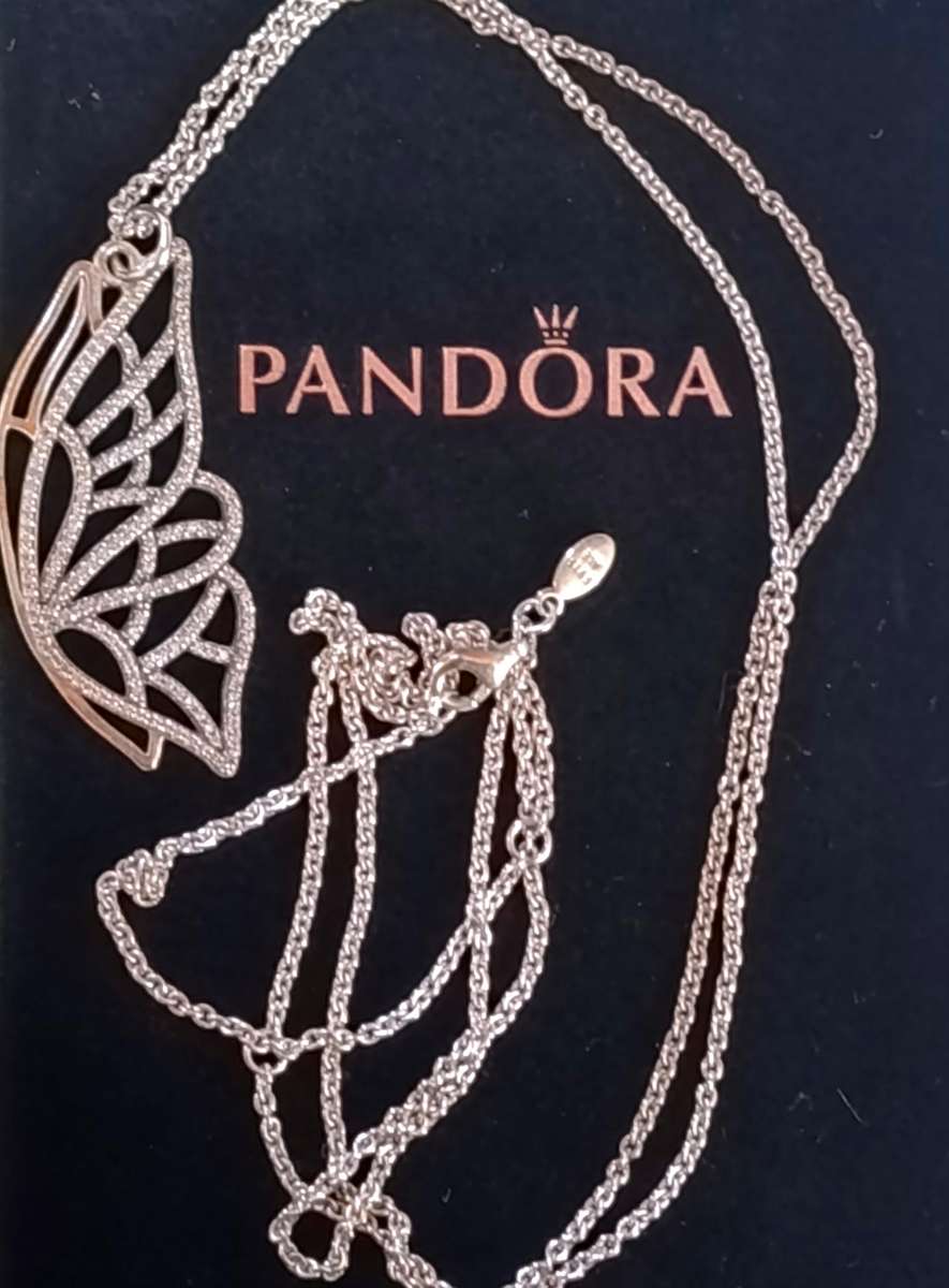 Pandora Large Butterfly Wing Necklace