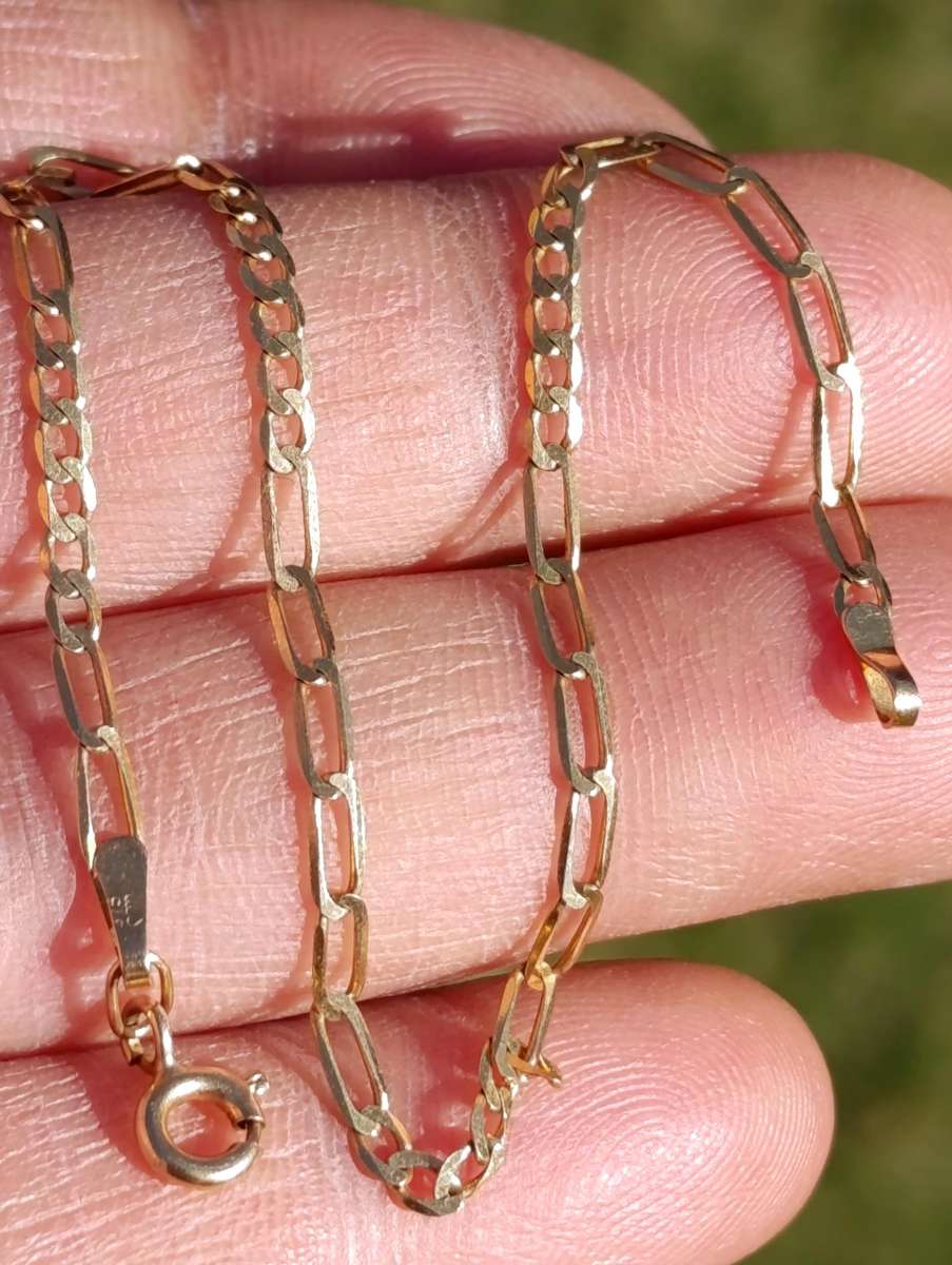 9ct Gold 2MM Vintage Bracelet