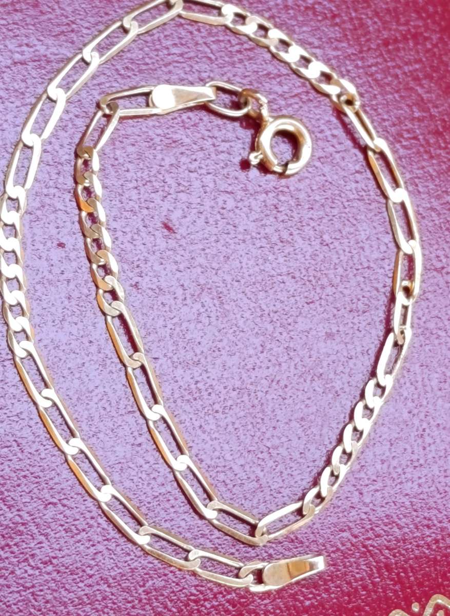 9ct Gold 2MM Vintage Bracelet