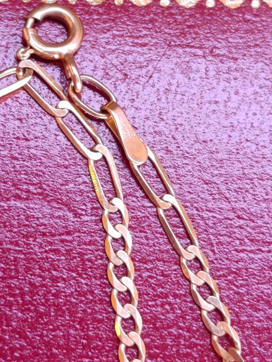 9ct Gold 2MM Vintage Bracelet