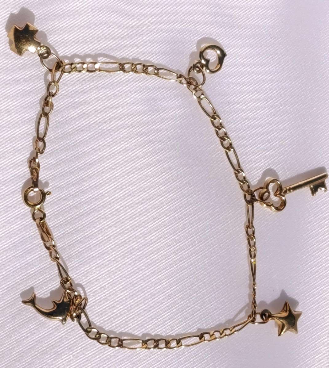 9ct Gold Charm Bracelet