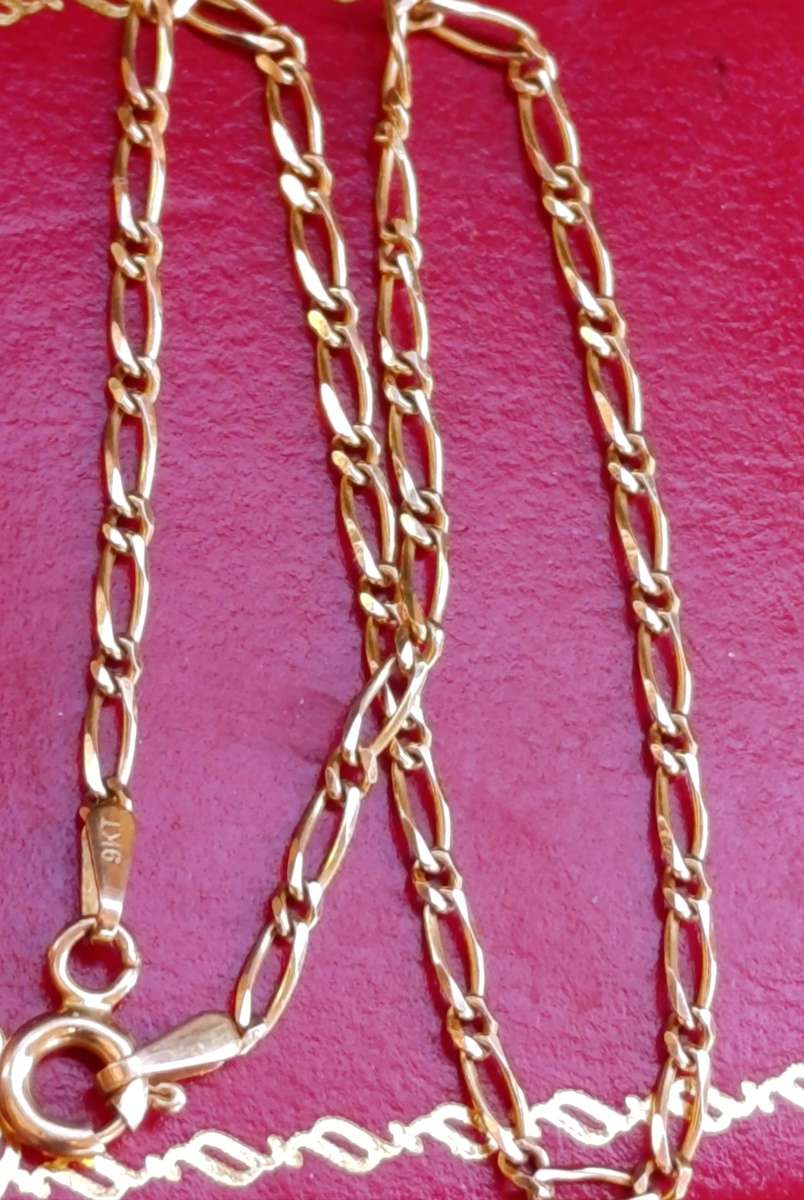 9ct Gold 2MM Vintage Bracelet