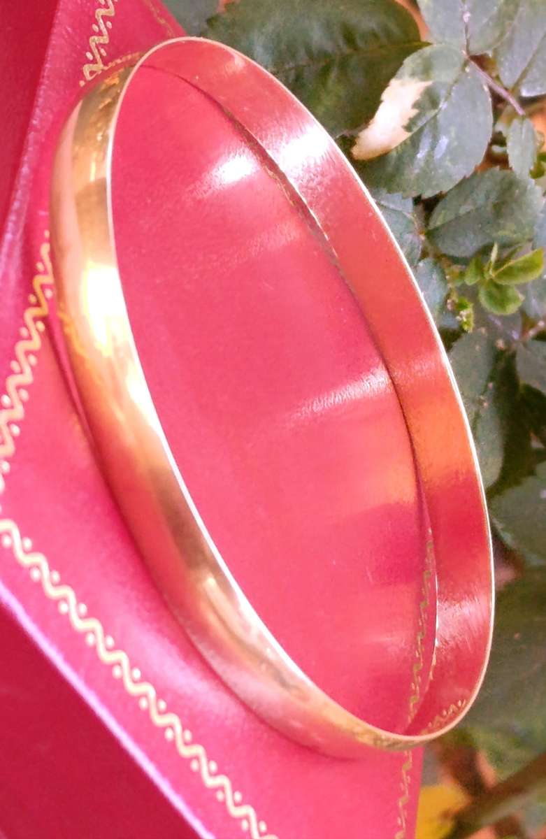 9ct Gold 6MM Vintage Bangle