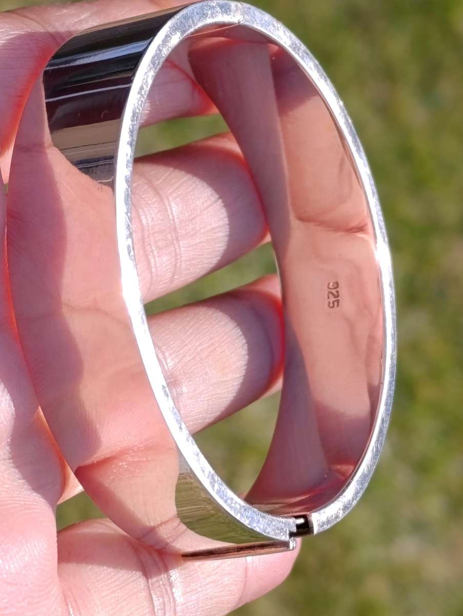 15MM Sterling Smooth Bangle