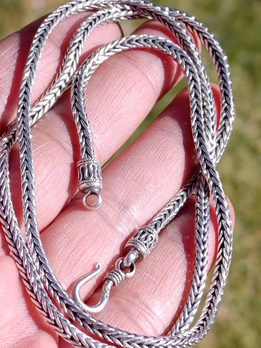 Sterling Vintage 3MM Wheat Link Chain