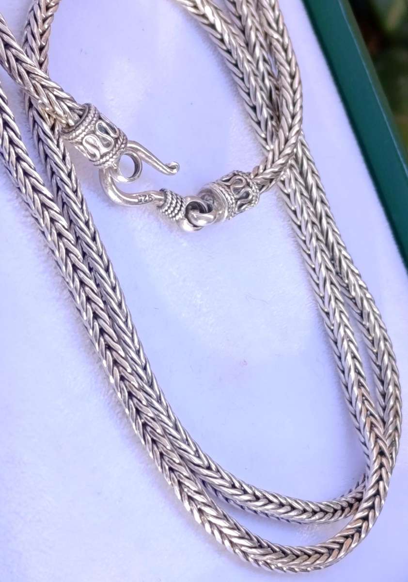 Sterling Vintage 3MM Wheat Link Chain