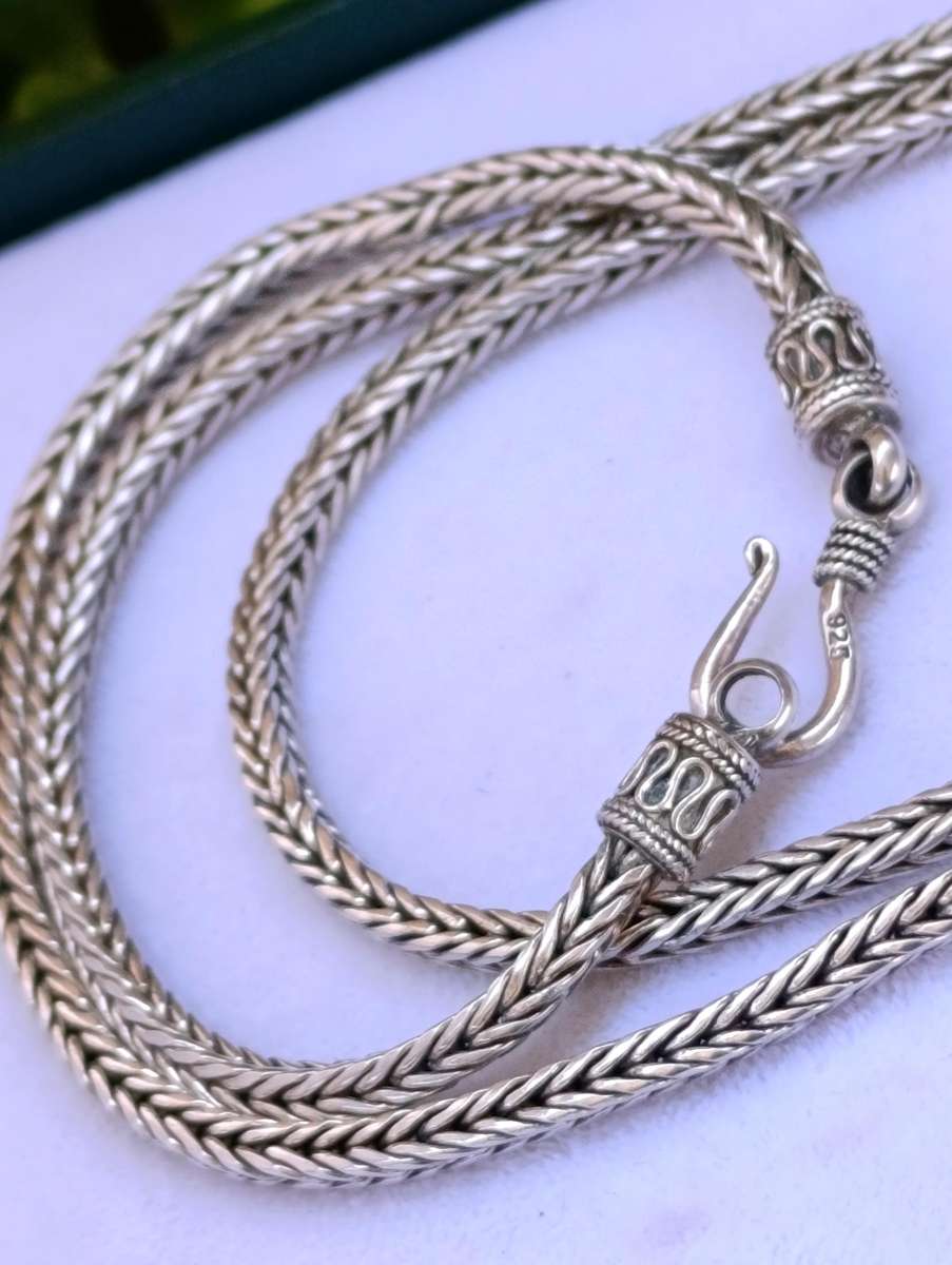Sterling Vintage 3MM Wheat Link Chain