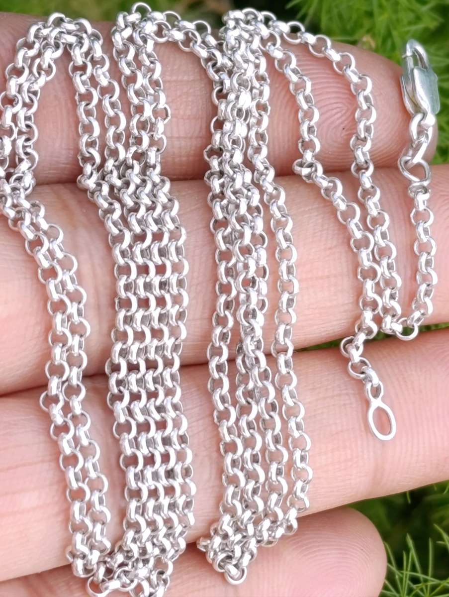 Sterling Vintage Extra Long Rolo Chain