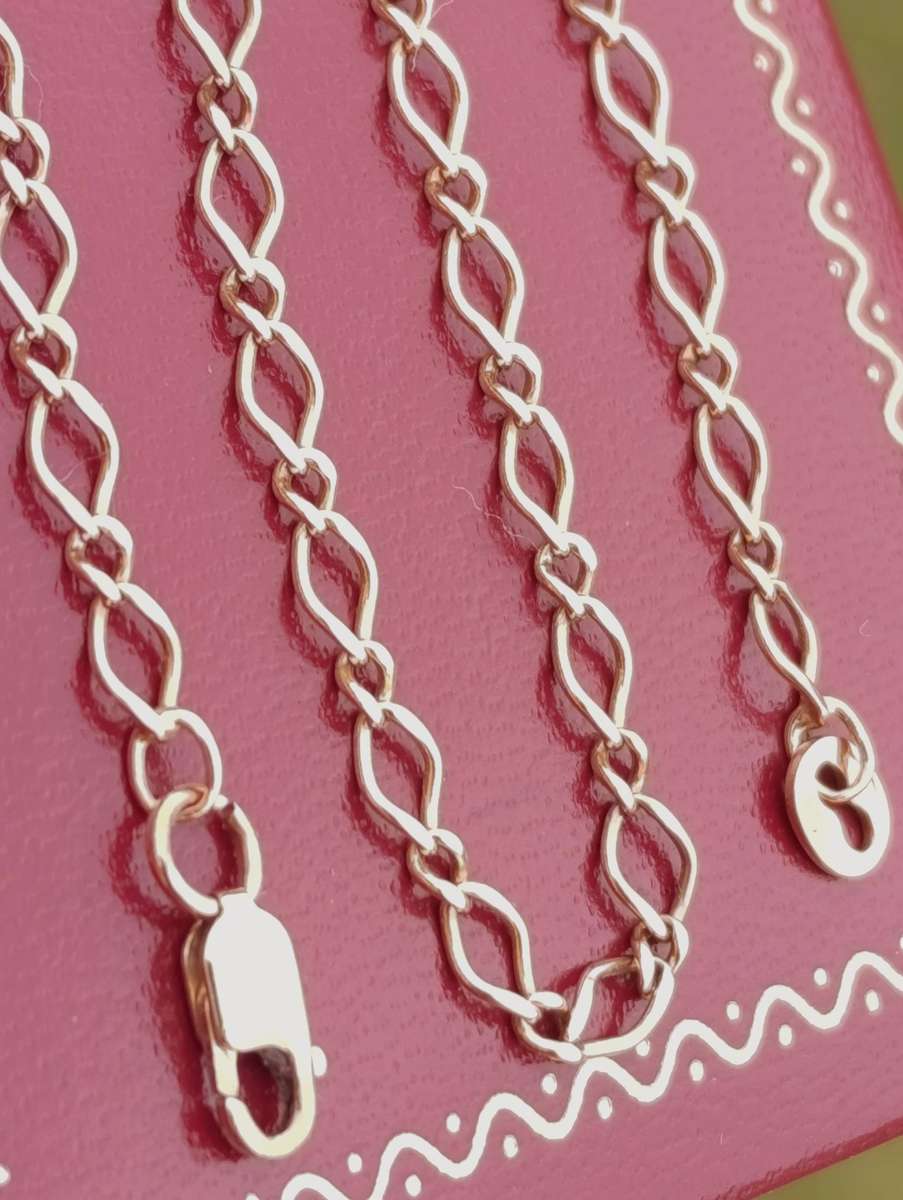 9ct Gold 3MM Bracelet For Charms