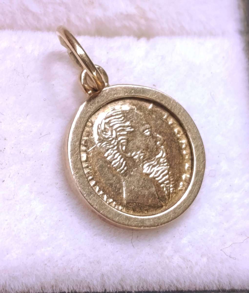 9ct Gold Maximiliano Coin Charm