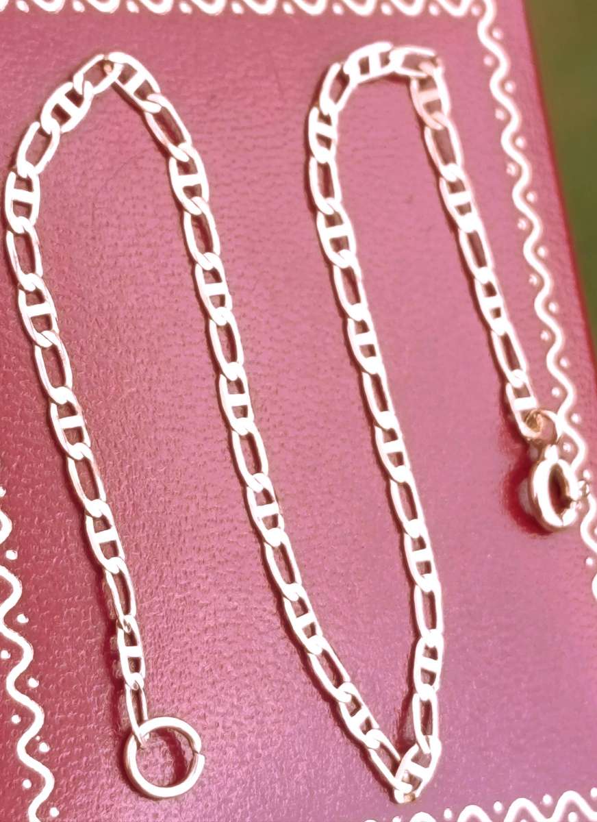 9ct Gold 2MM Anchor Link Bracelet