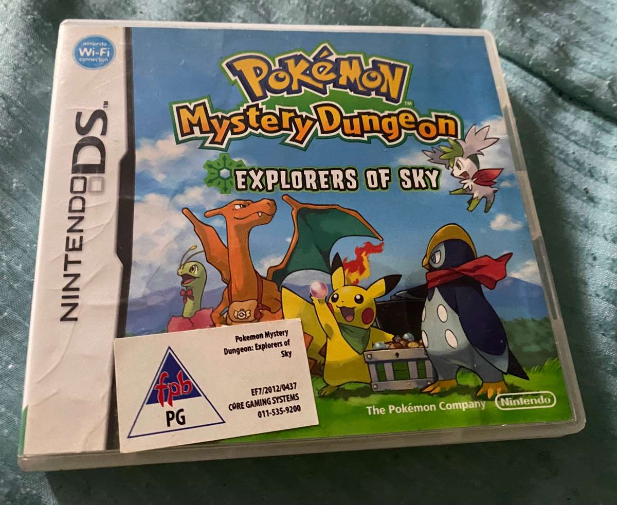 Pokemon Mystery Dungeon -Explorers of Sky . Ds game.