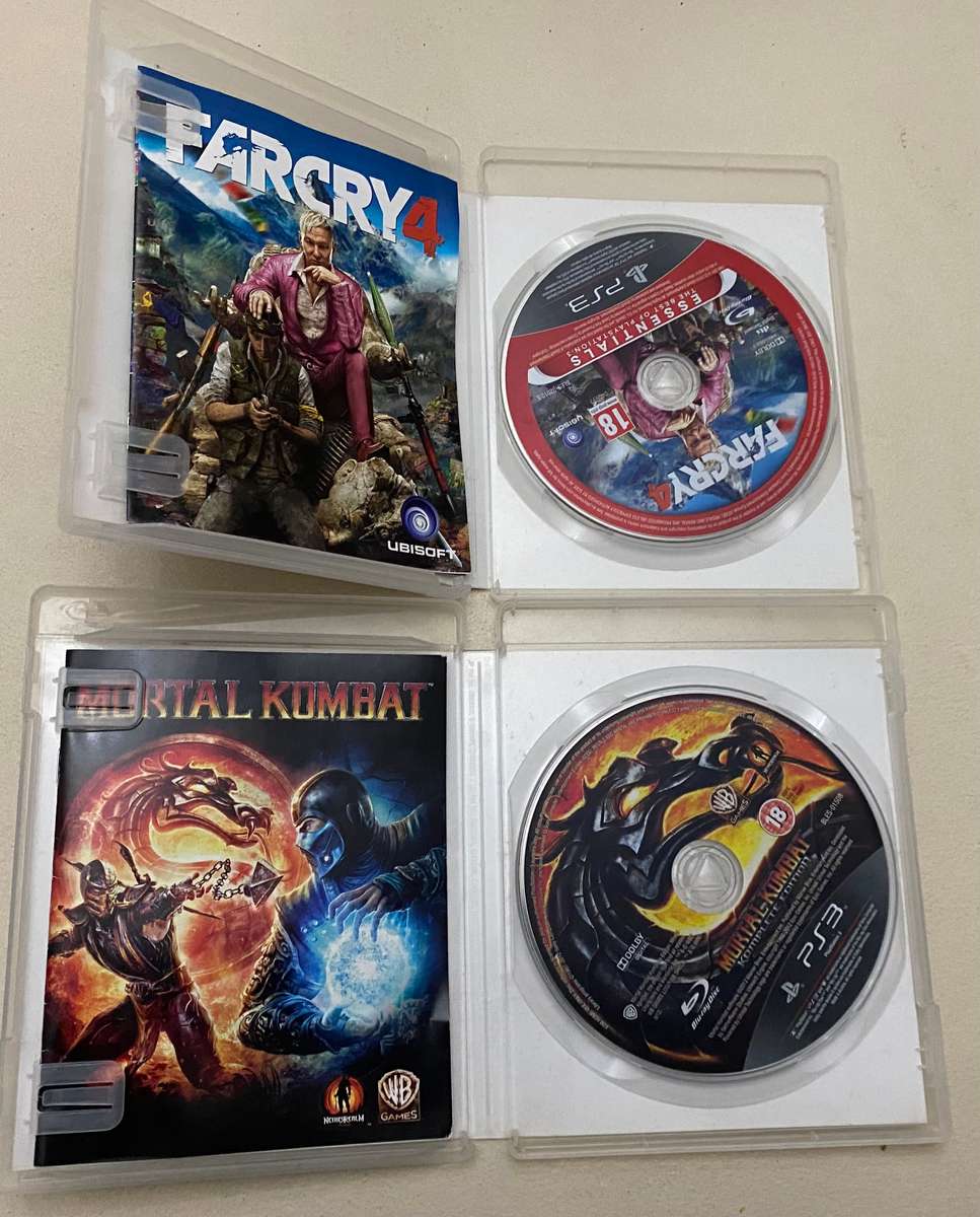 Mortal Kombat + Far Cry 4 Ps3 Pal.Cib.