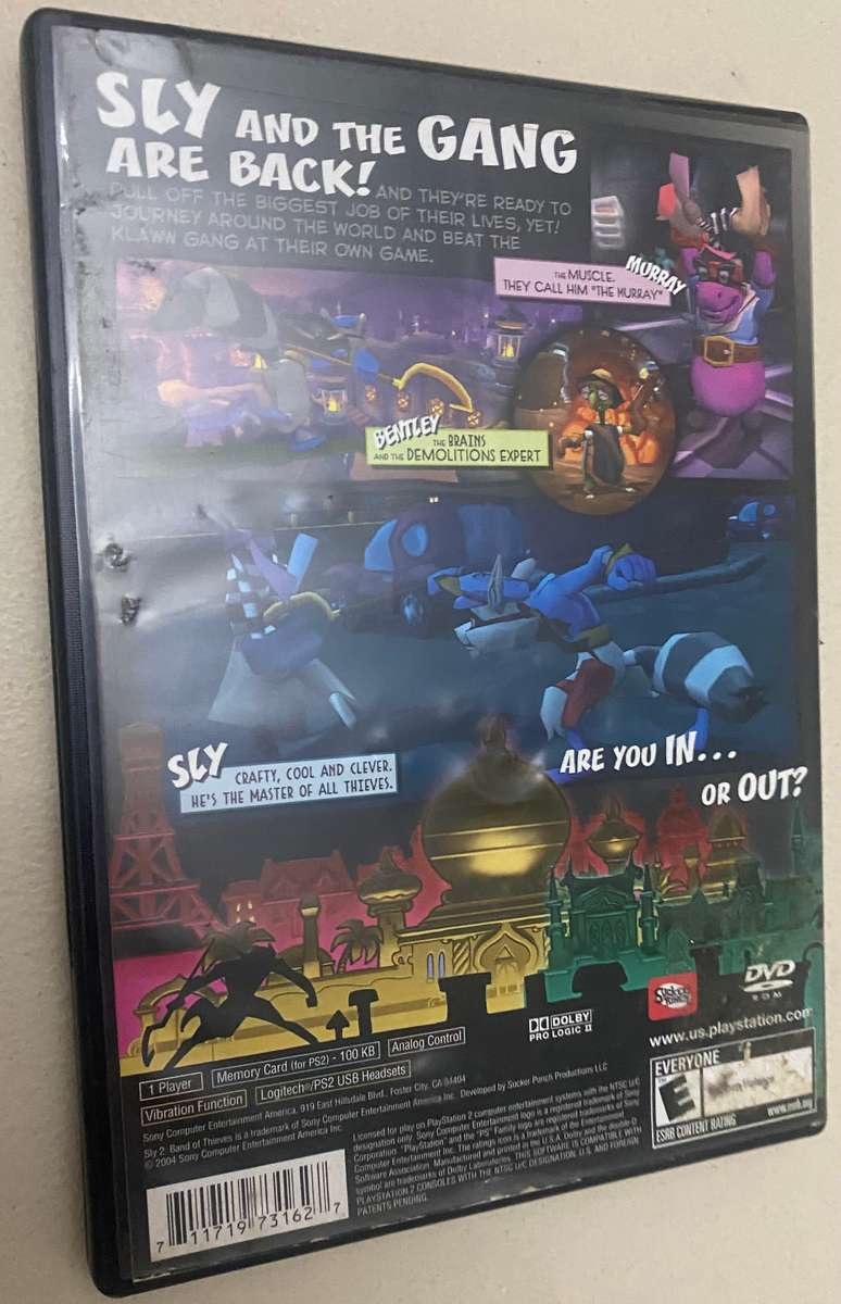 Sly 2 Band of Thieves, NTSC Ps2 .