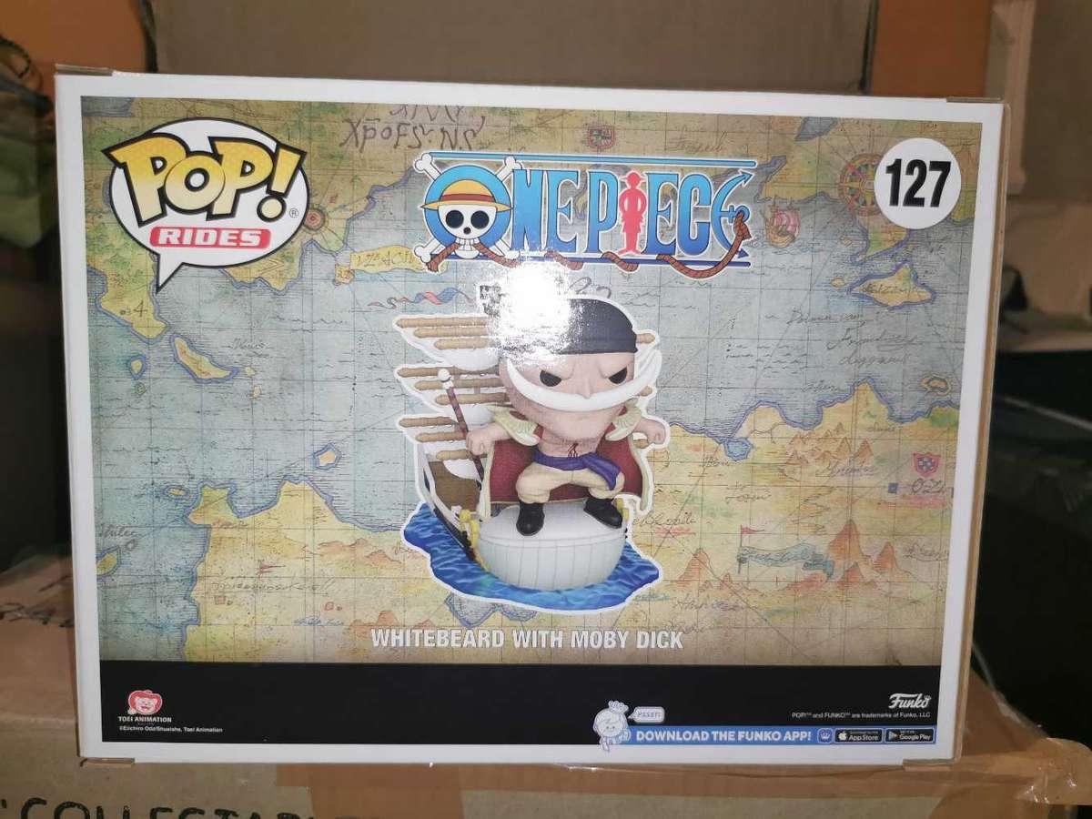 Whitebeard with Moby Dick One Piece Funko Pop exclusive ride