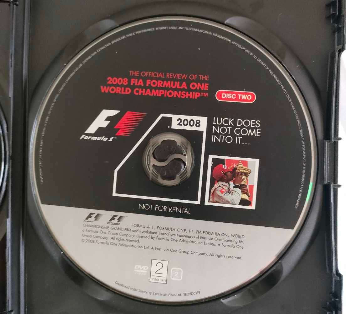 F1 - Formula 1 - 2008 Luck Does Not Come Into It