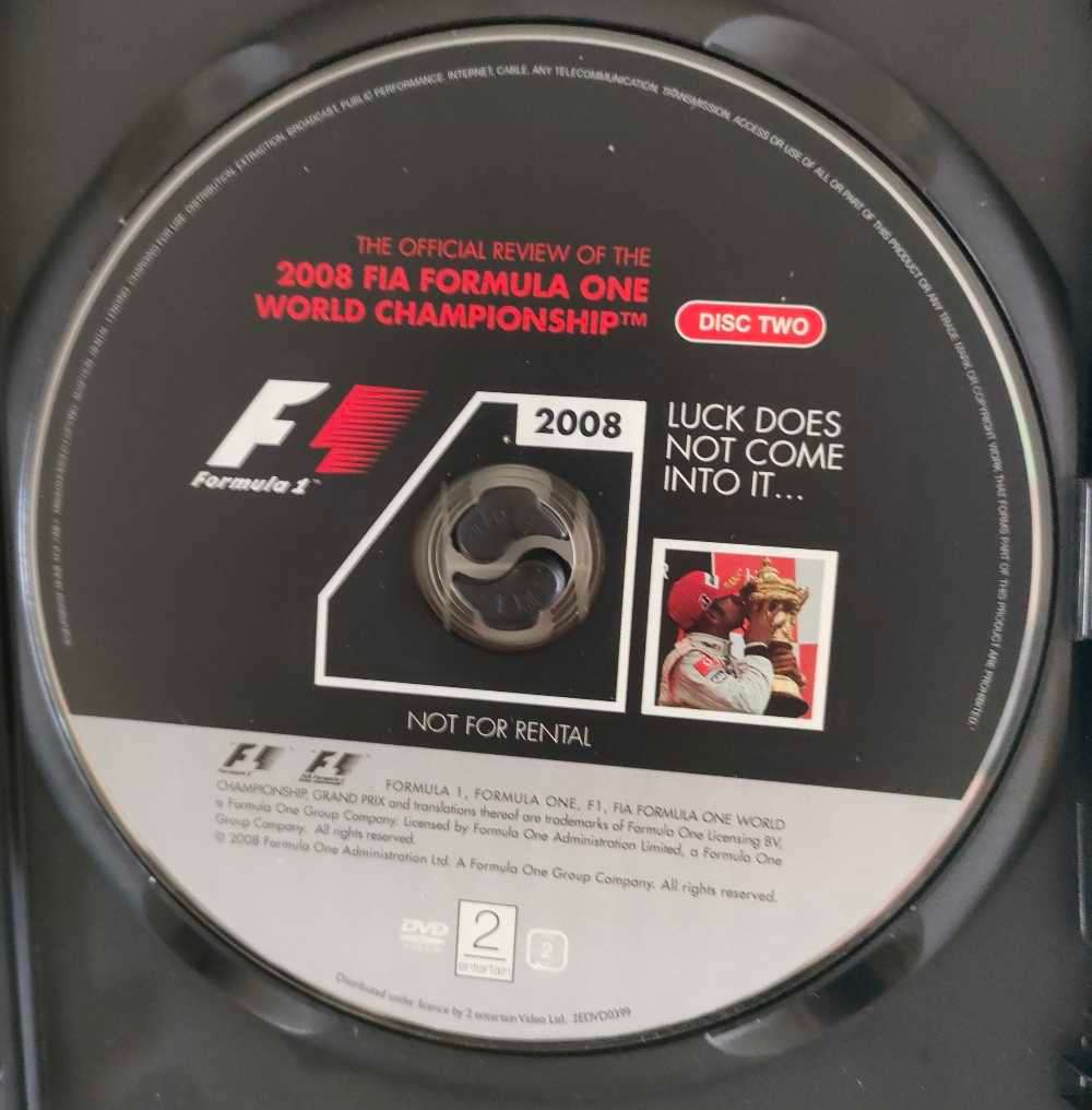 F1 - Formula 1 - 2008 Luck Does Not Come Into It